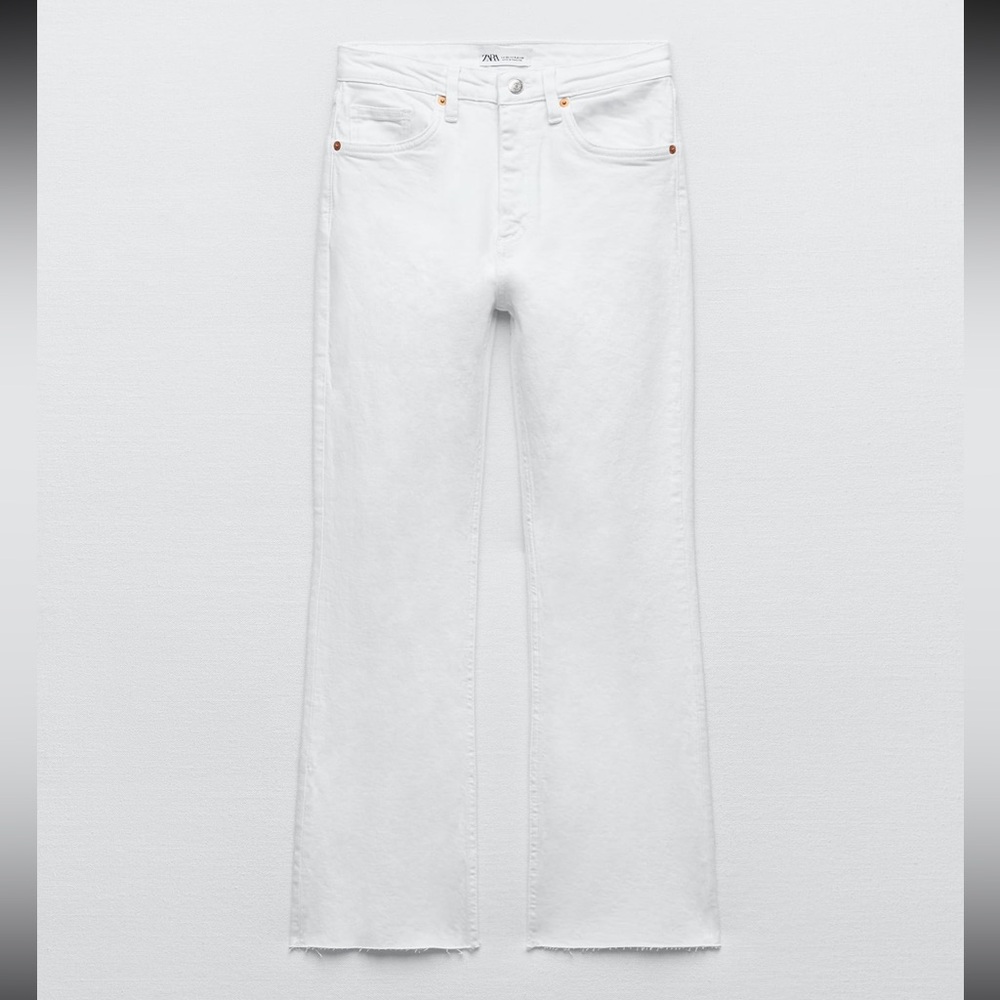 Zara White Jeans